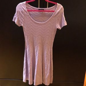 Bebe light purple bodycon mini dress